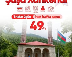 1 günlük Qarabağ turu: Şuşa, Xankəndi, Ağdam
